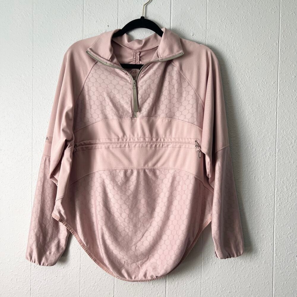 Stella McCartney Adidas Pullover 1/4 Zip Long Sleeve Top Womens XL Athelisure